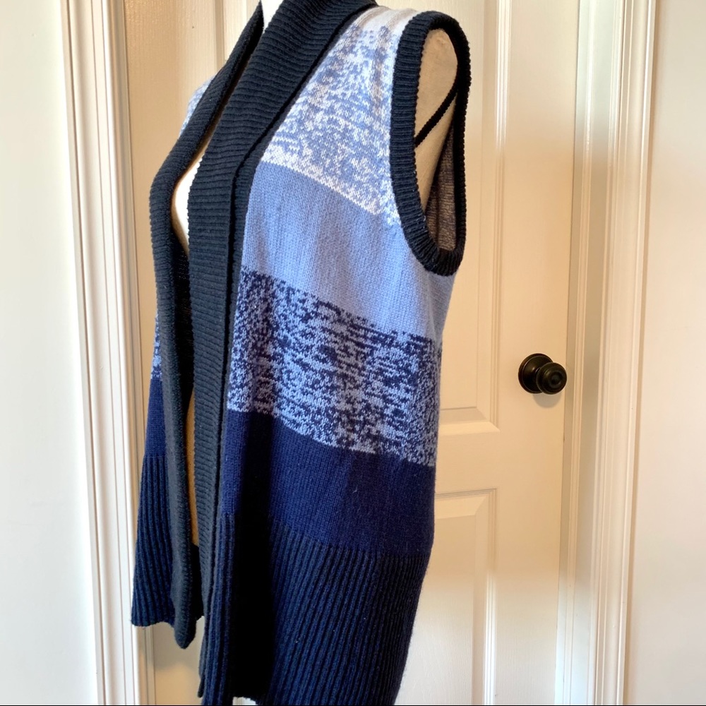 ANN TAYLOR Sleeveless Open Sweater Vest—SZ. Med - Picture 5 of 13